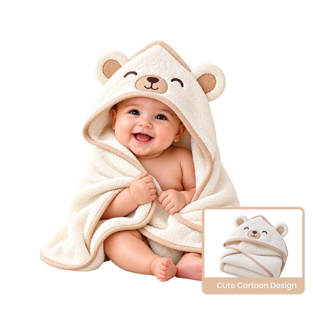 Hooded Bath Towel Infant Organic