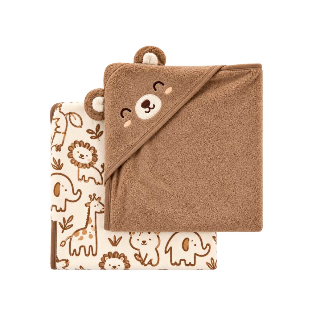 Baby Boy Carter's Dog 2-Pack Hooded Towels