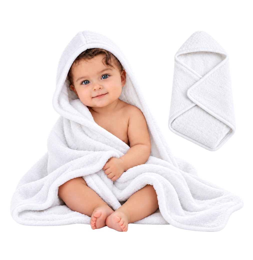 Hooded Bath Towels for Kids Soft & Absorbent