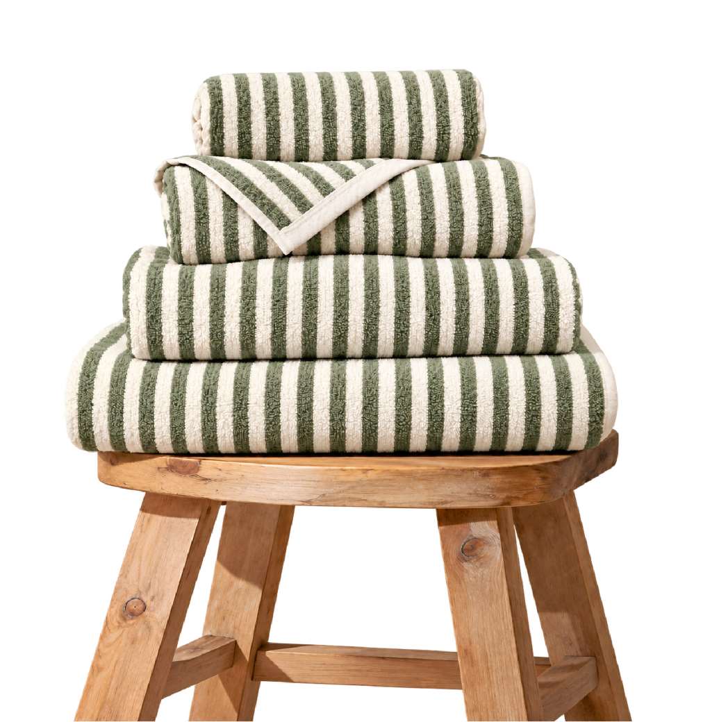 Striped Cotton Hand Towel